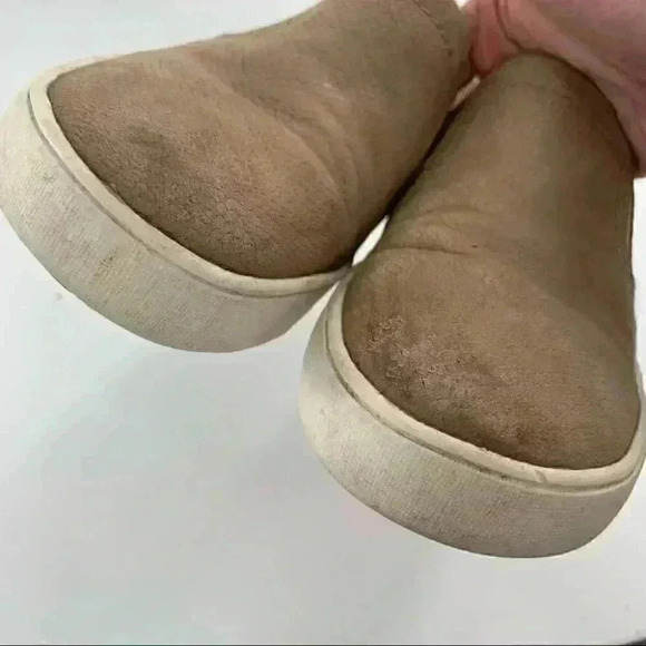 Naturalizer Marianne platform sneakers 6.5 36.5 taupe leather snakeskin print - Picture 9 of 12